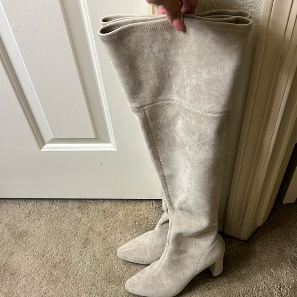 Jeffrey Campbell size 8 thigh high boots